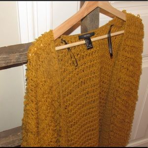 Yellow cardigan